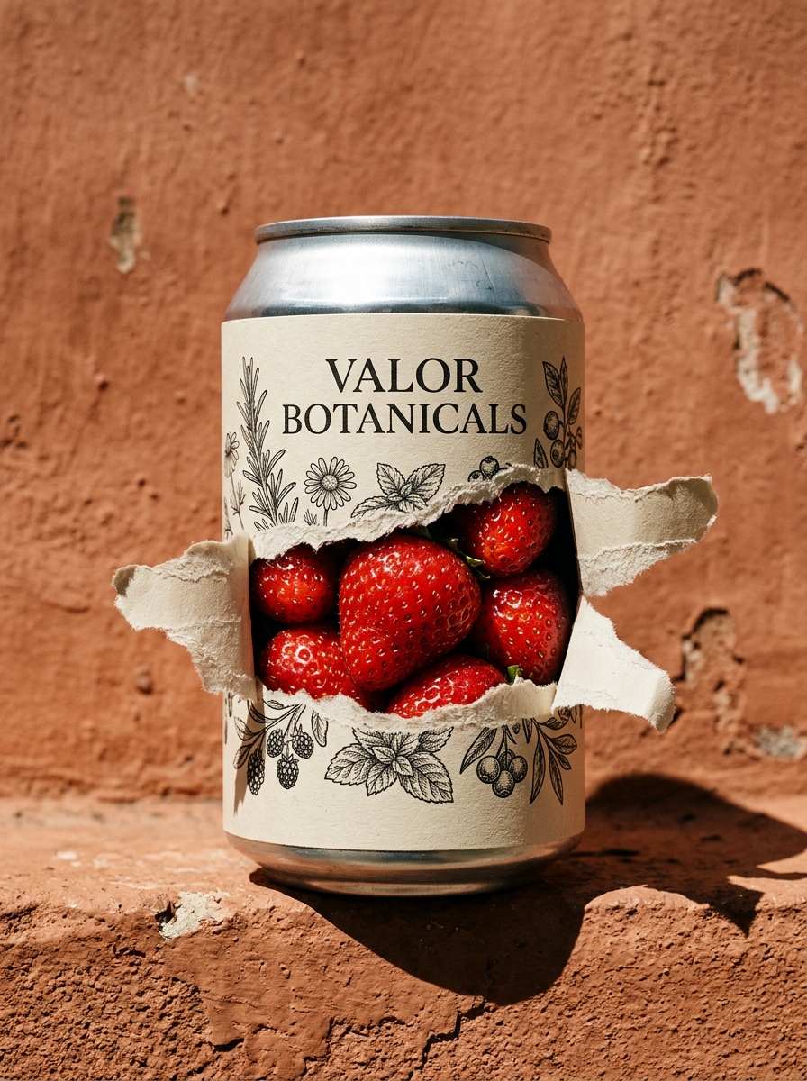 VALOR Wild Strawberry Botanical Can